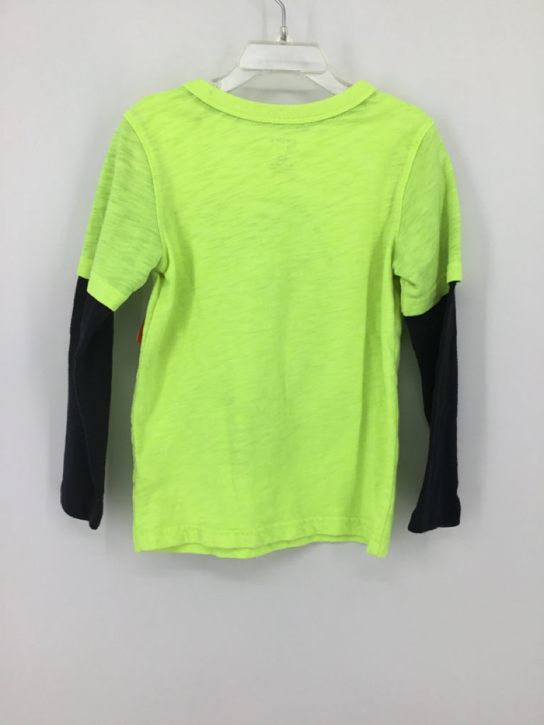 Carter's Child Size 4 Yellow screen printed T-shirt - boys