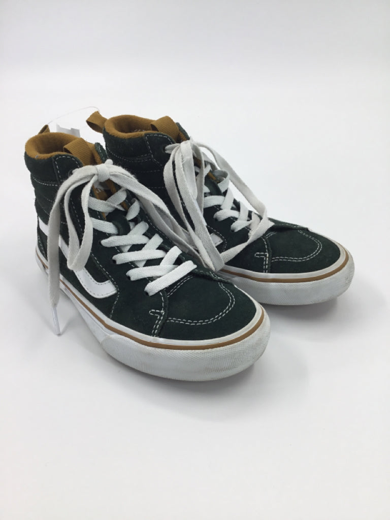 Vans Child Size 2 Youth Green Sneakers