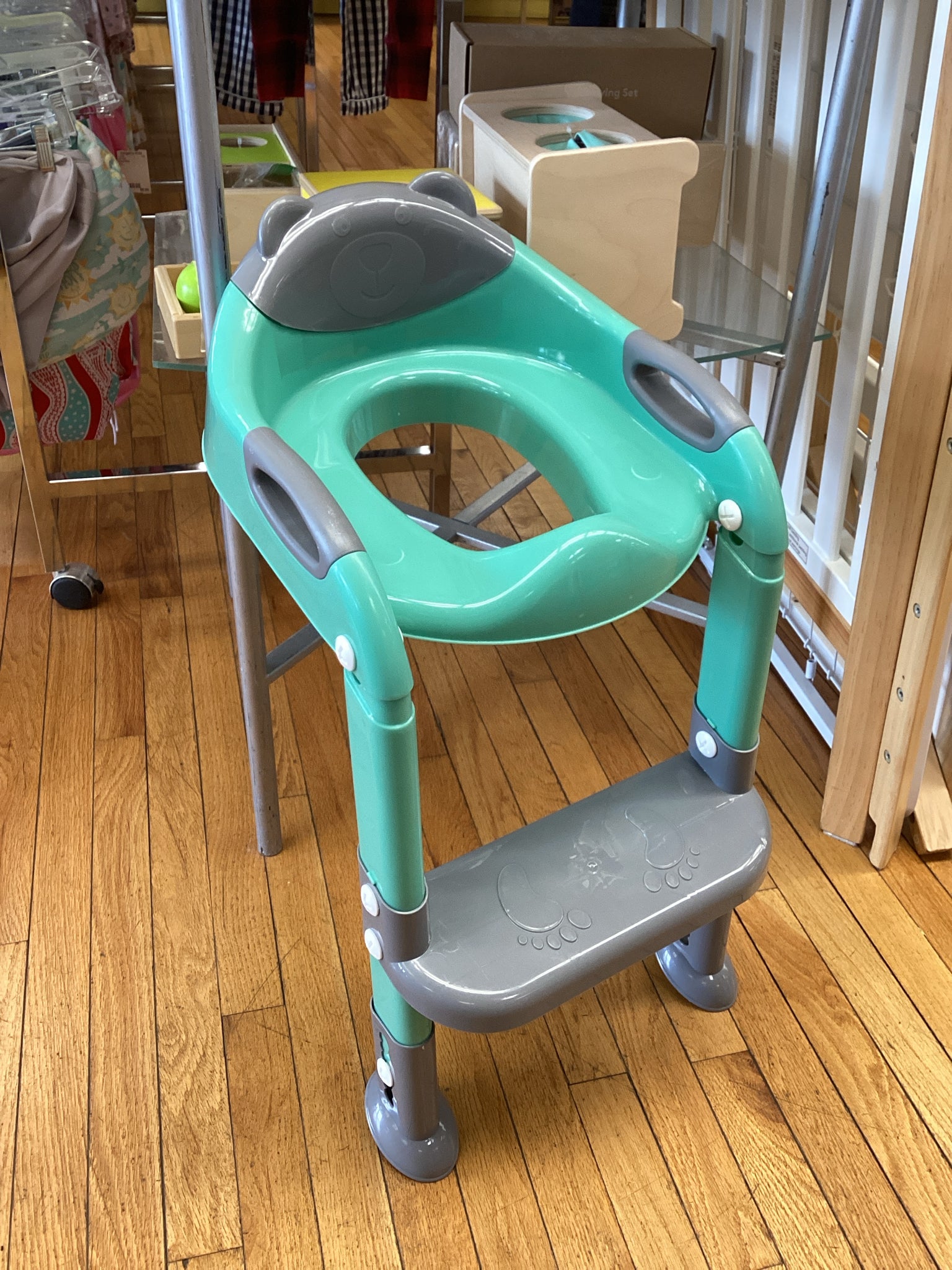 Potty Seat with step & adj height