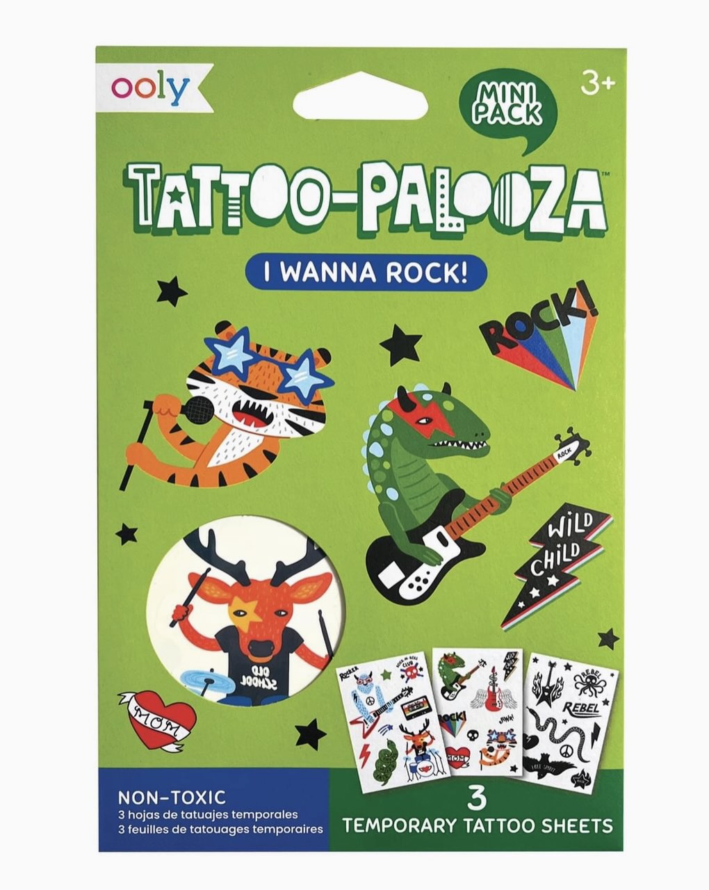 Ooly - Tattoo Palooza Temporary Tattoos ( I Wanna Rock)
