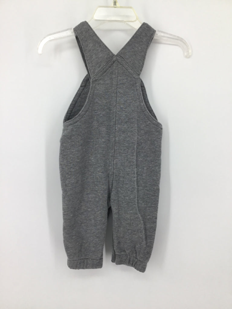 Old Navy Child Size 0-3 Months Gray Solid Overalls - boys