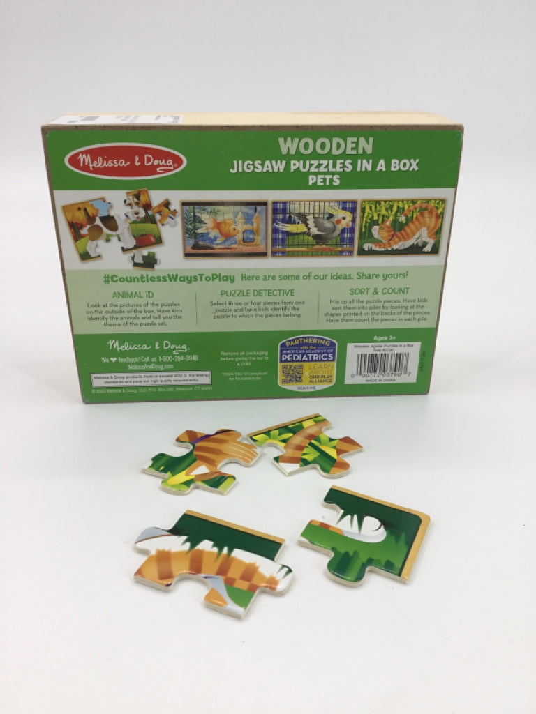 Melissa & Doug Pets Wooden Jigsaw Puzzles