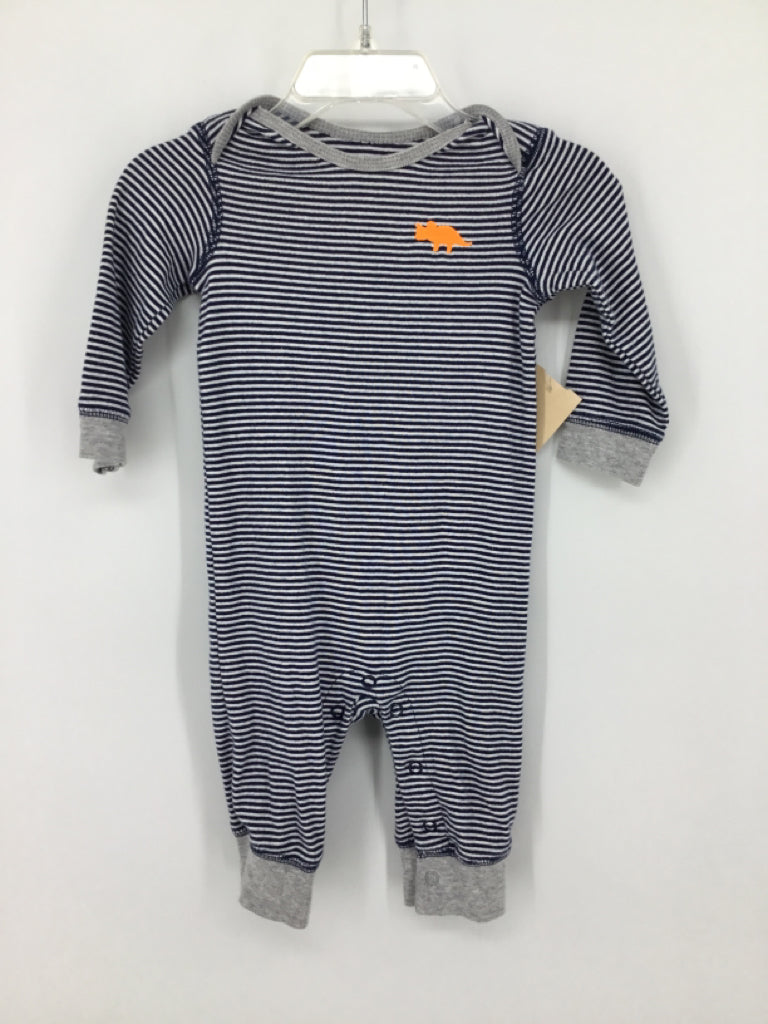 Simple Joys made by Carters Child Size 3-6 Months Navy Stripe Outfit - boys