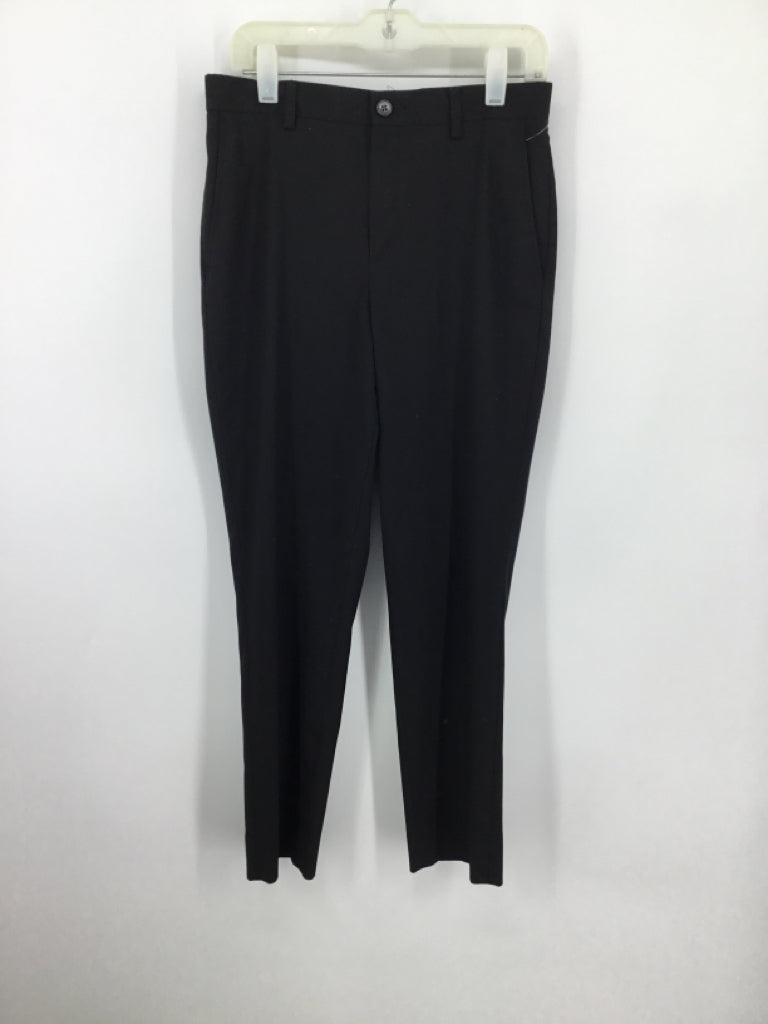 Joseph Abbound Child Size 12 Black Solid Pants - boys