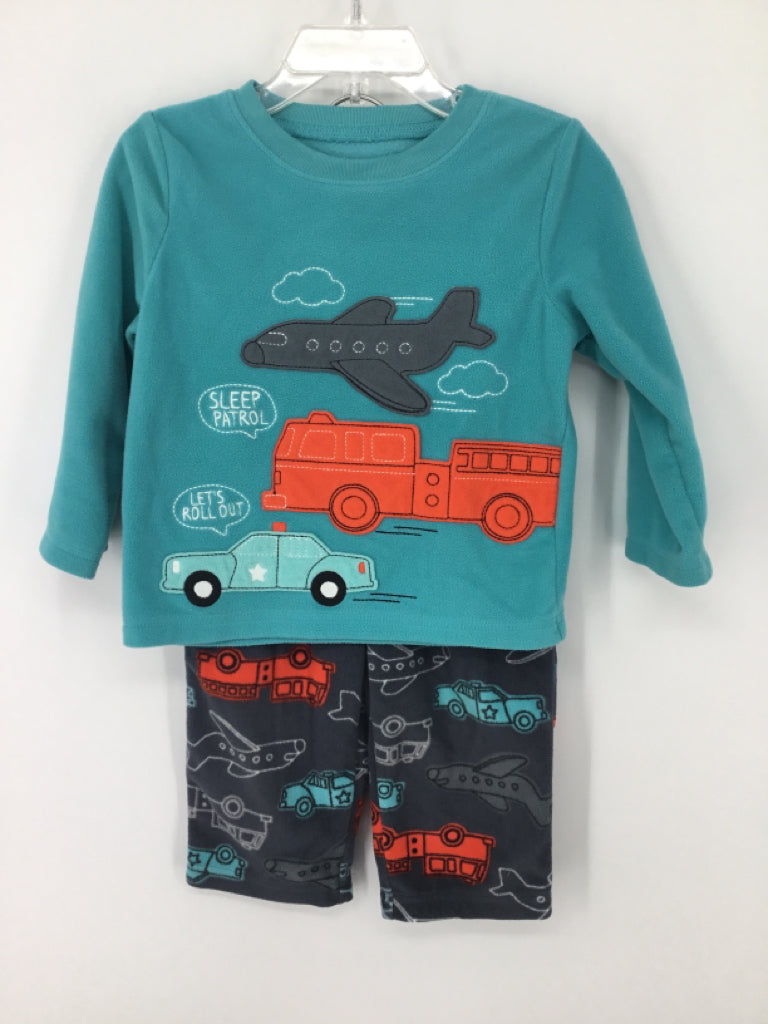 Just One You Made by Carters Child Size 18 Months Blue Pajamas - boys