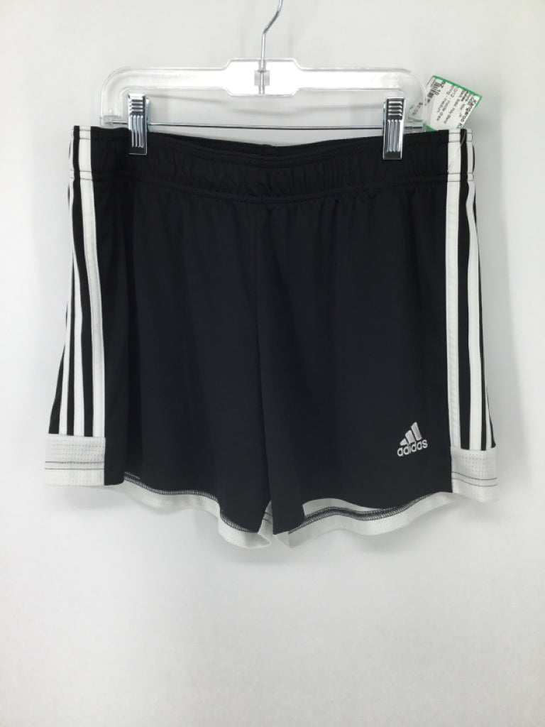Adidas Child Size 10 Black Solid Shorts - boys