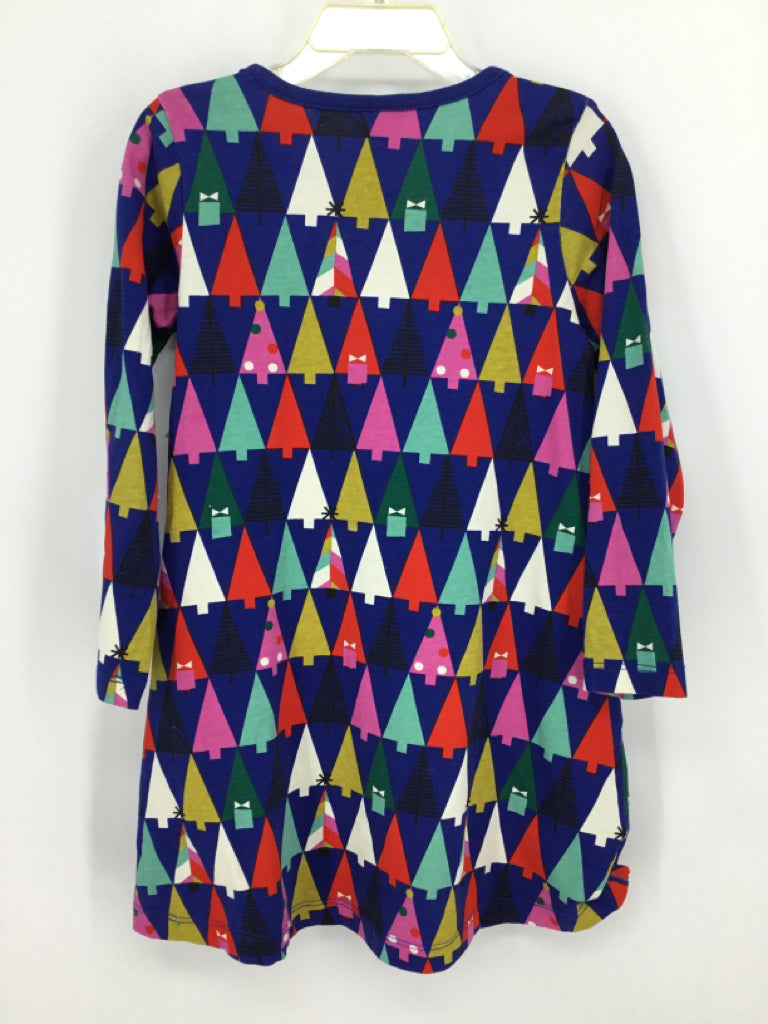 Hanna Andersson Child Size 4 Blue Christmas Dress