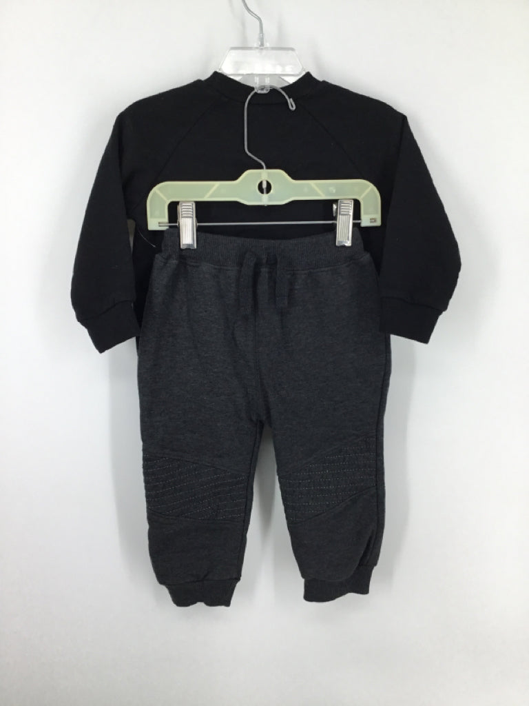 Guns & Roses Child Size 12 Months Black screen printed Outfit - boys