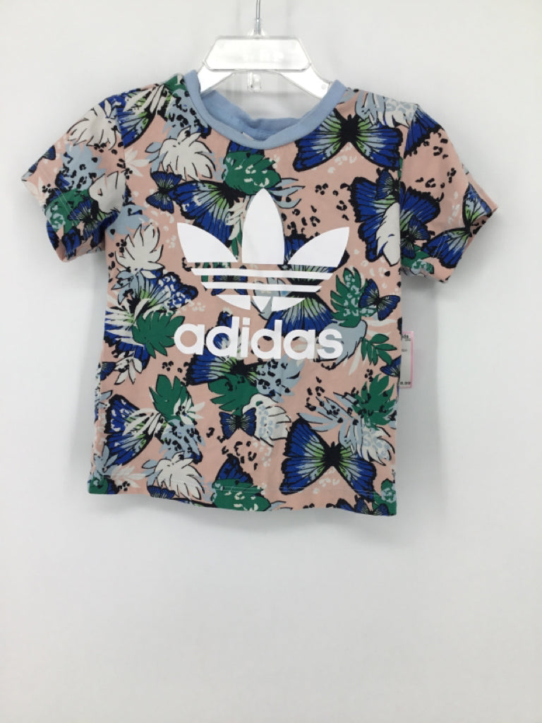 Adidas Child Size 2 Multi-Color T-shirt - girls