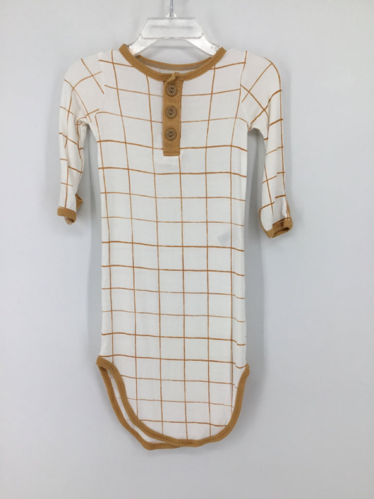 cloud island Child Size 0-3 Months Tan Sleepers