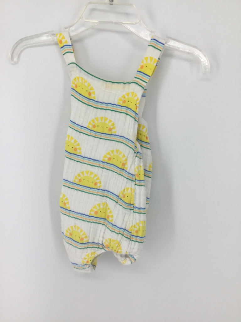 Angel Dear Child Size 6-12 Months Yellow Print Outfit - boys