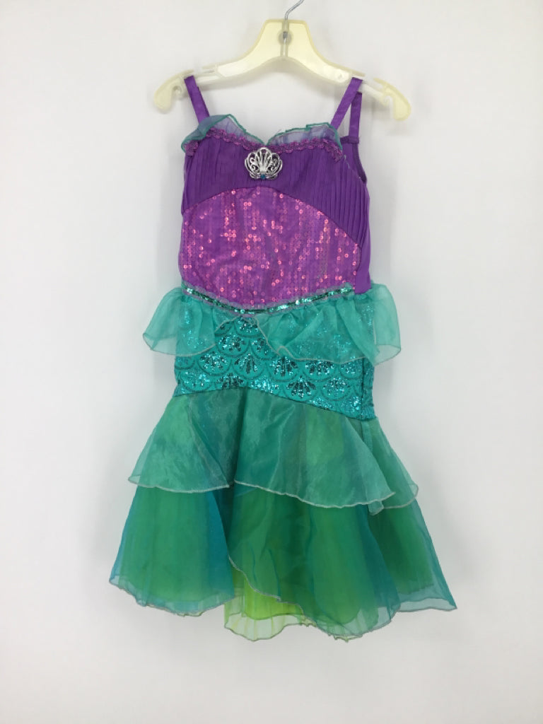 Disney Child Size 3 Purple Ariel Dress-Up