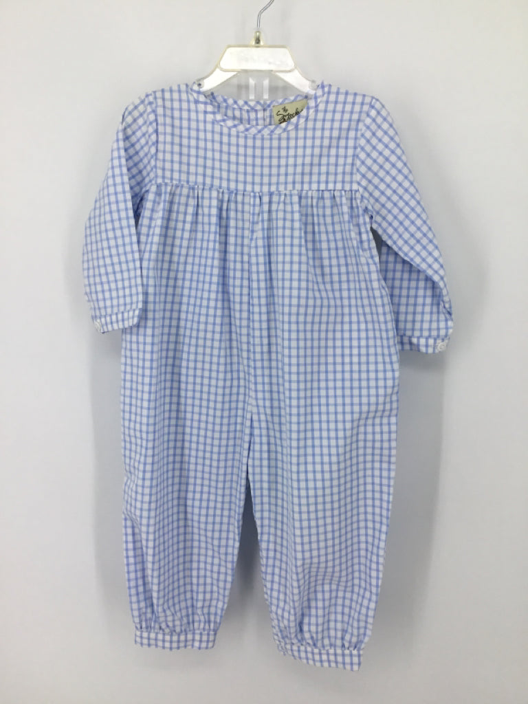 The Smocking Petals Child Size 24 Months Blue Thanksgiving