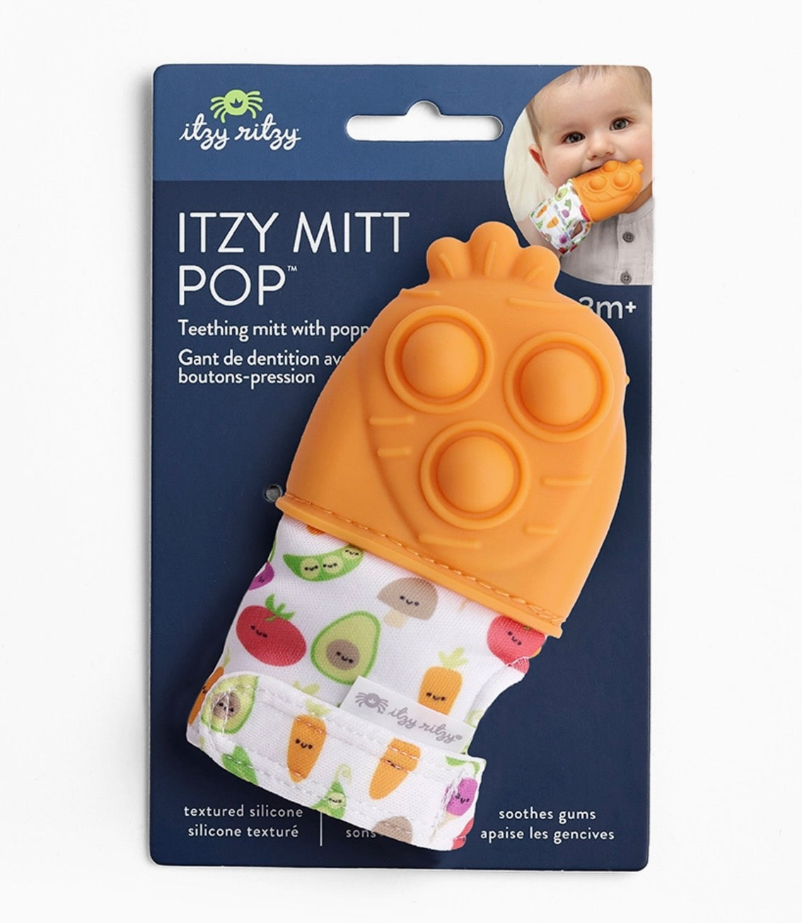 Itzy Mitt Pop Carrot Itzy Ritzy