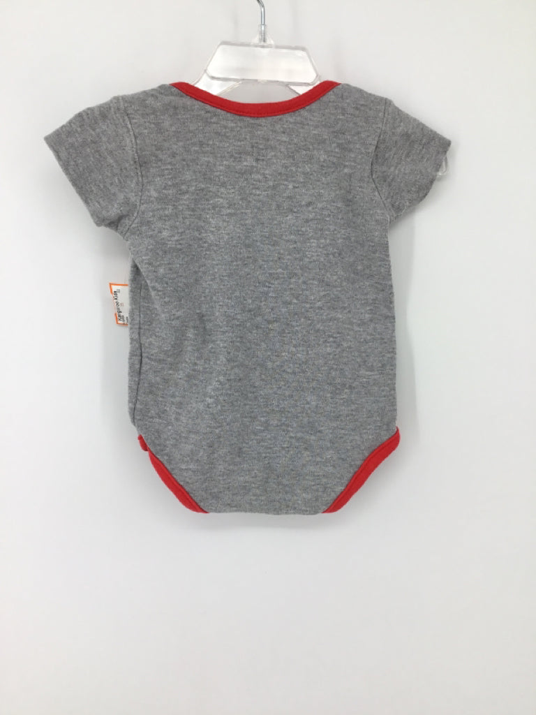 Majestic Child Size 0-3 Months Gray Onesie