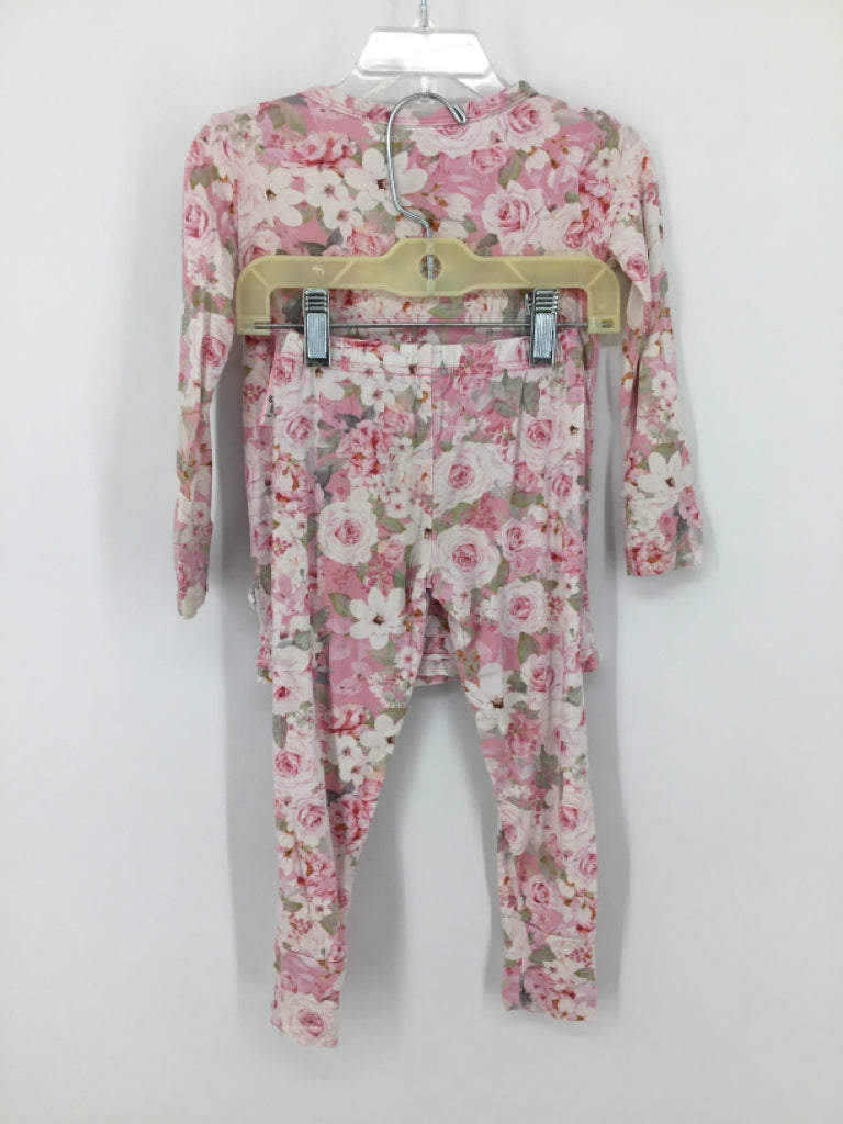 GiGi and Max Child Size 2 Pink Pajamas - girls