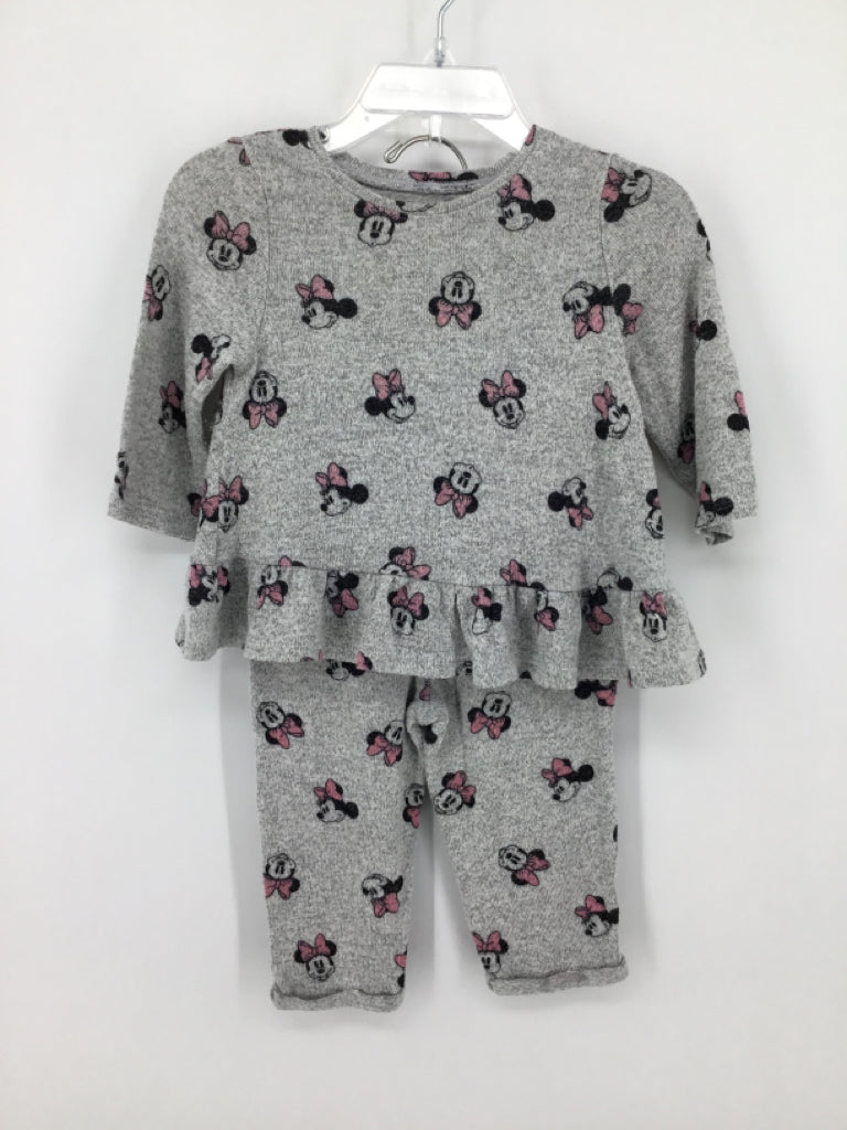 jumping beans + Disney Child Size 9 Months Gray Outfit - girls