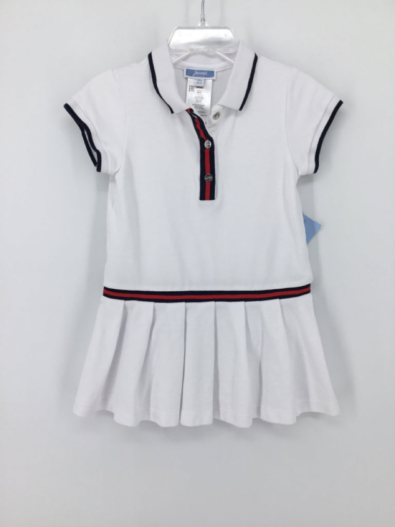 jacadi Child Size 3 White Dress - girls