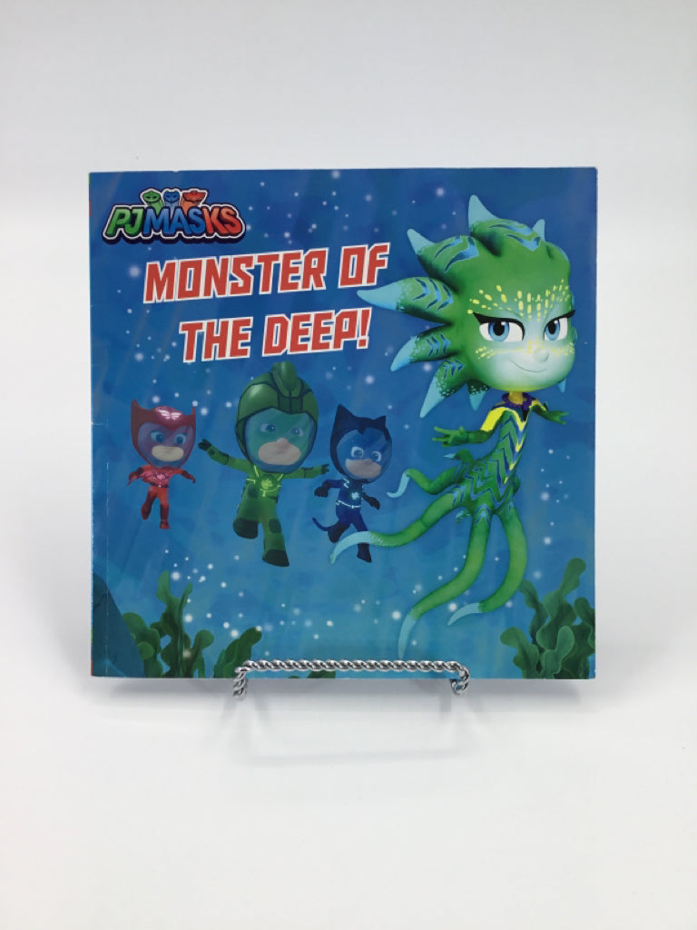 PJ Masks: Monster of the Deep! Paperback Book