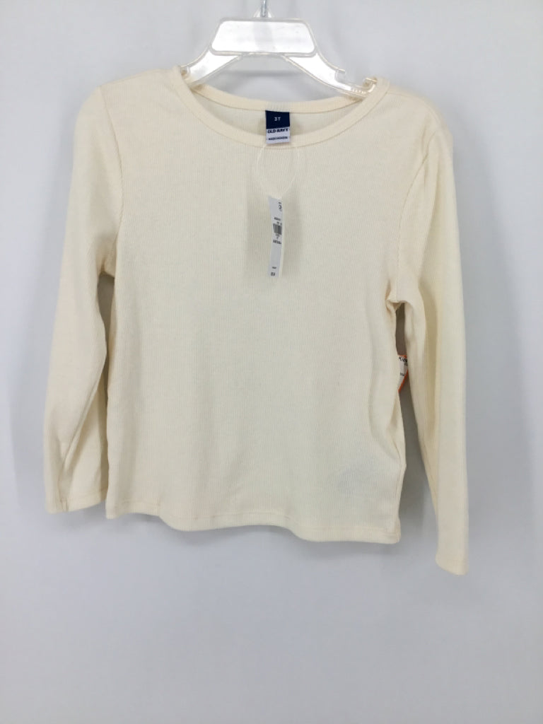 Old Navy Child Size 3 Cream Shirt - girls