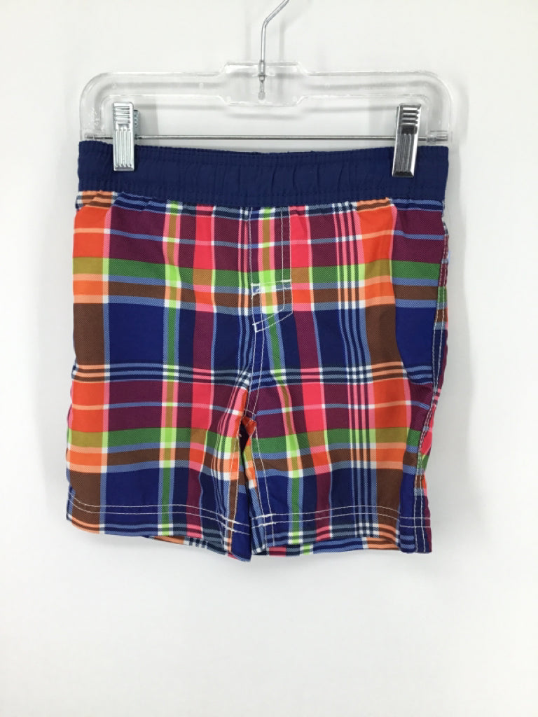 Childrens Place Child Size 2 Multi-Color Plaid Swimwear - boys