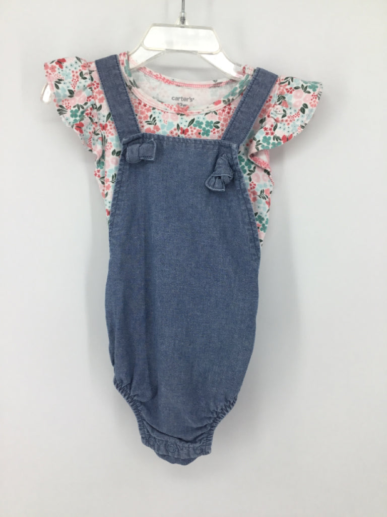 Carter's Child Size 12 Months Blue Outfit - girls