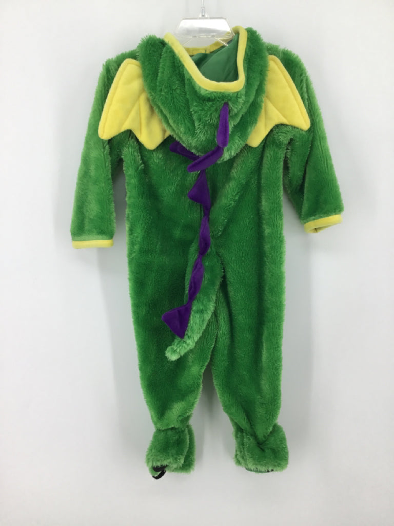 Spooked Child Size 18 Months Green Dragon Halloween Costume
