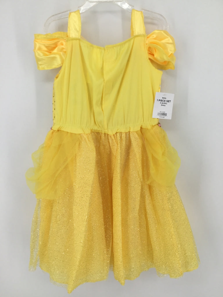 Disney Child Size 6 Yellow Belle Dress-Up