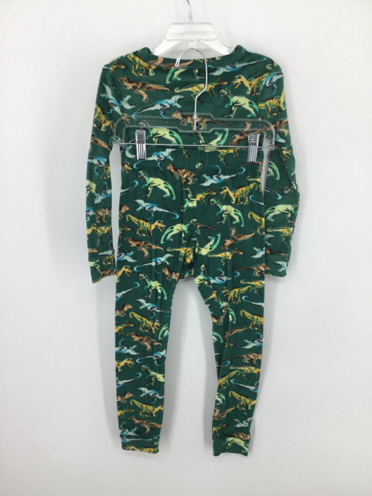 CAT Child Size 4 Green Dinosaur Pajamas - boys