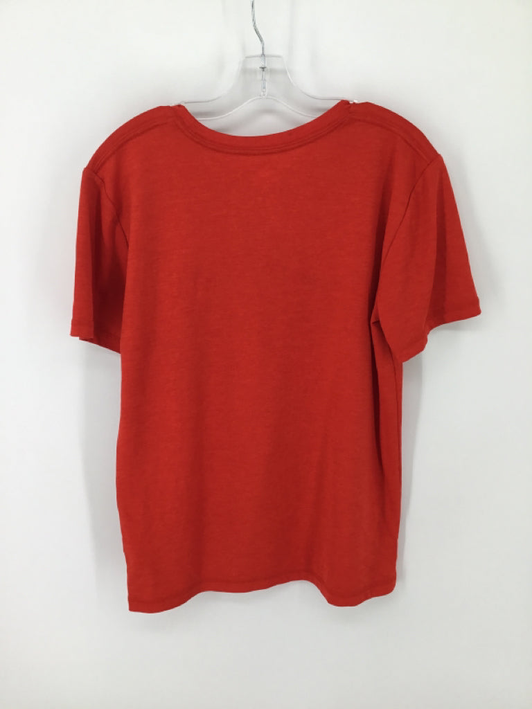 Adidas Child Size 10 Red screen printed T-shirt - boys