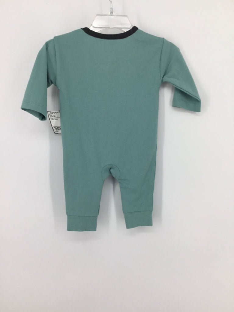 Cat & Jack Child Size Newborn Green screen printed Outfit - boys