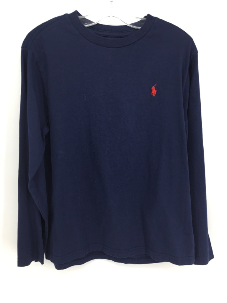 Ralph Lauren Child Size 10 Navy Solid T-shirt - boys