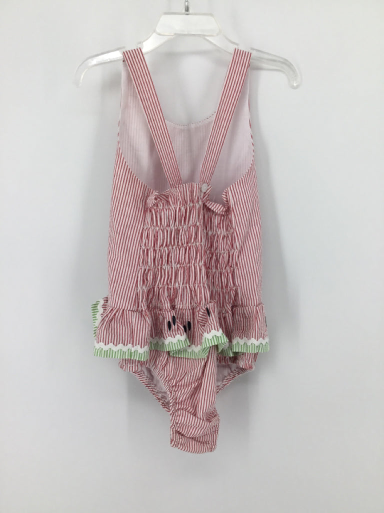 b Bella Bliss Child Size 24 Months Red Outfit - girls
