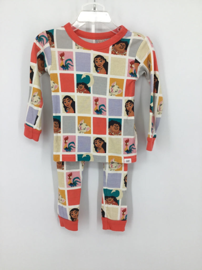 Baby Gap + Disney Child Size 2 Multi-Color Pajamas - girls
