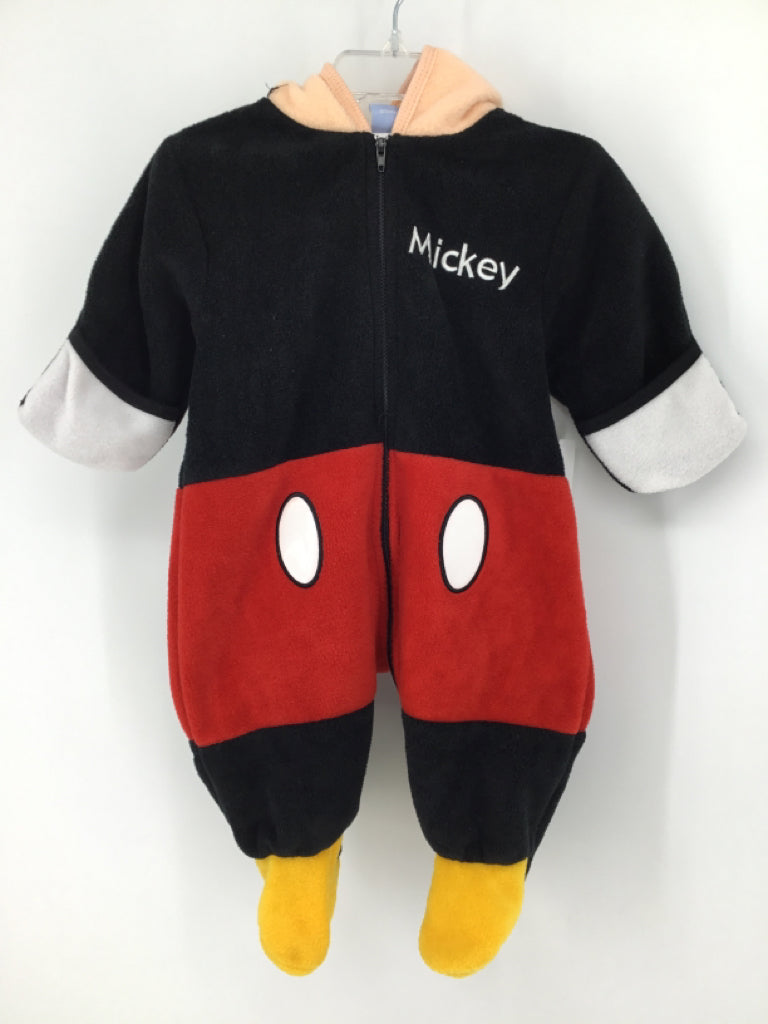 Disney Child Size 3-6 Months Black Mickey Mouse Halloween Costume