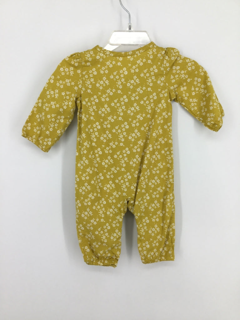 Carter's Child Size 3 Months Yellow Outfit - girls