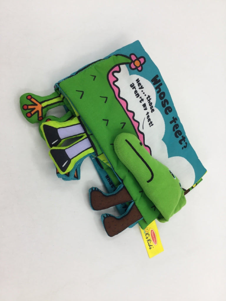 Melissa & Doug Whose Feet? Soft Book