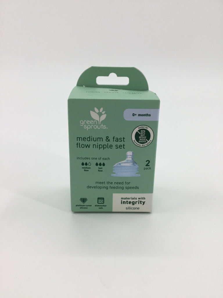 Green Sprouts Nipples - 2 pcs