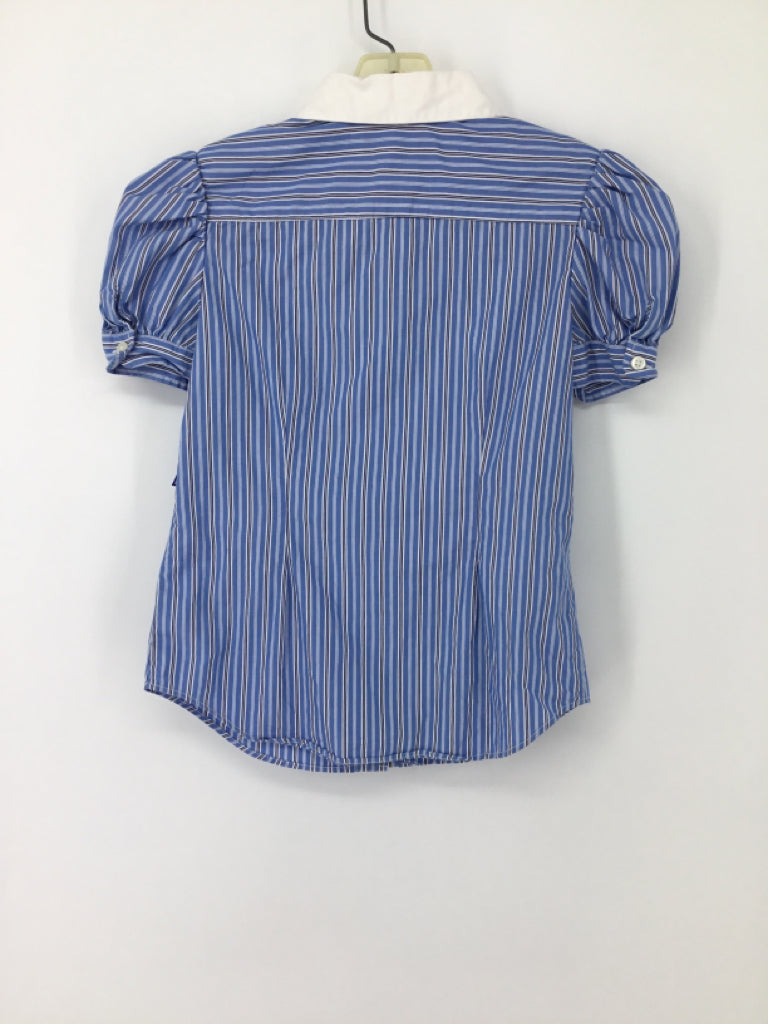 Ralph Lauren Child Size 8 Blue Shirt - girls