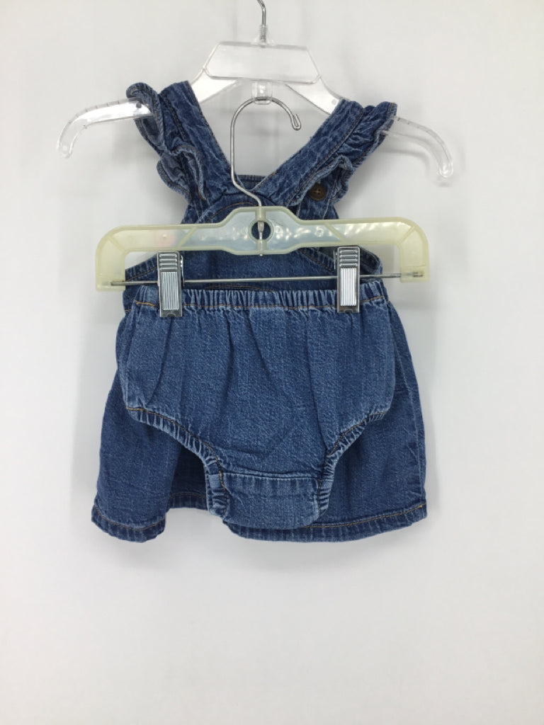 Baby Gap Child Size 0-3 Months Blue Dress - girls
