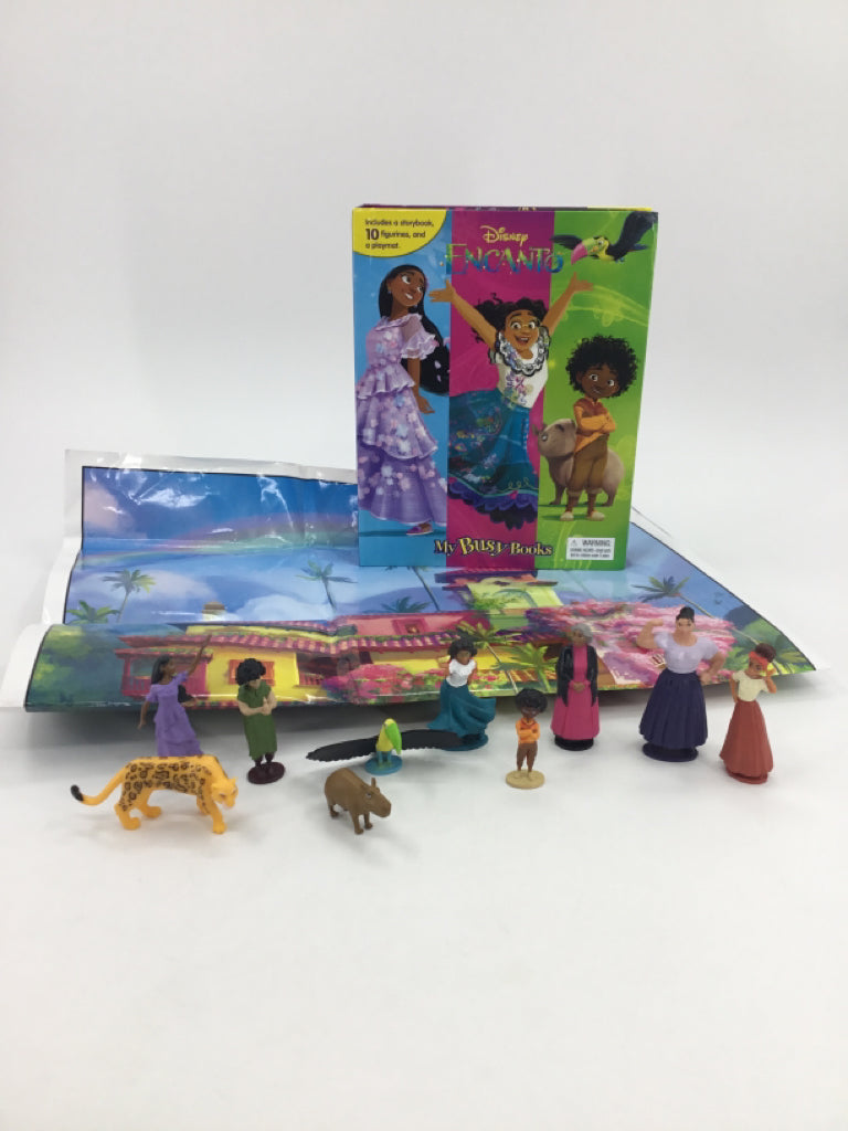 Phidal My Busy Books Disney Encanto - Includes Story Book, 10 Figurines and P