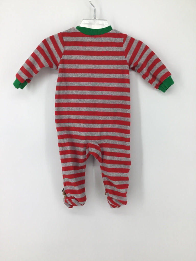 Just One You Made by Carters Child Size 3 Months Red Christmas Sleeper