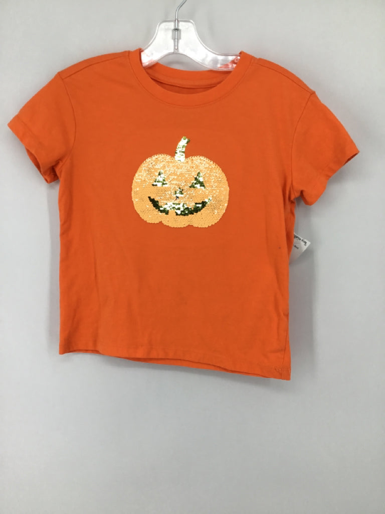 Cat & Jack Child Size 8 Orange Halloween T-Shirt