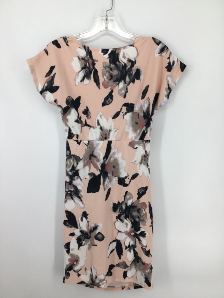 Pink Blush Size S Poly Blend Dress - Maternity