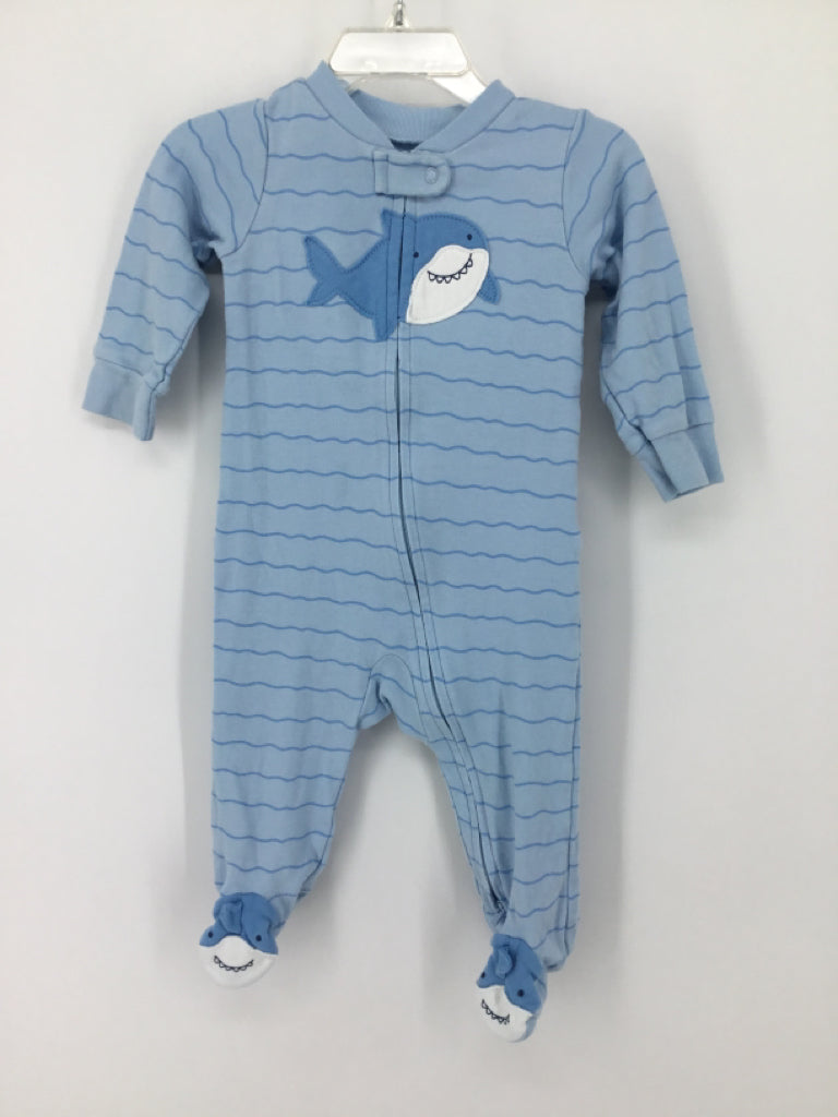 Just One You Made by Carters Child Size 9 Months Blue Sleepers