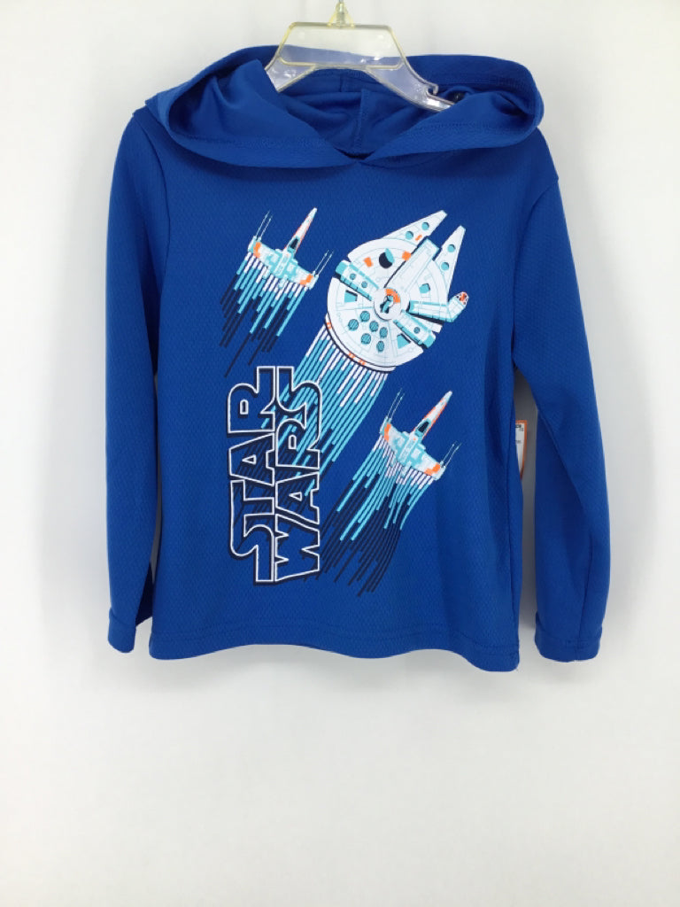 jumping beans Child Size 4 Blue screen printed Shirt - boys