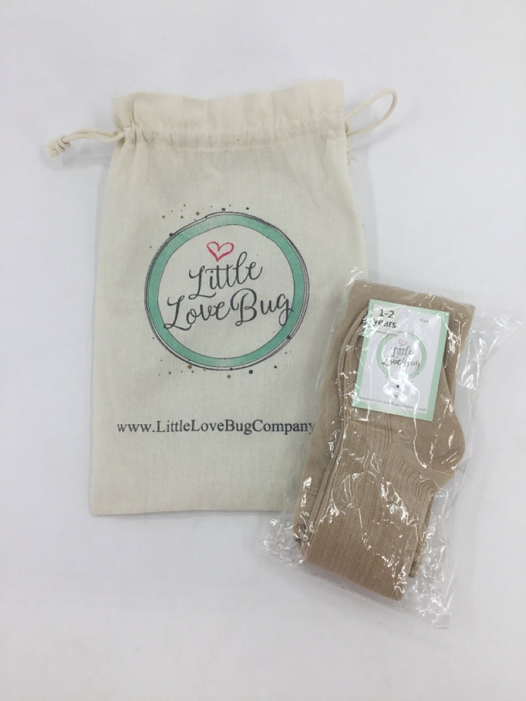 Little Love Bug Child Size 12-24 Months Tan Tights - girls