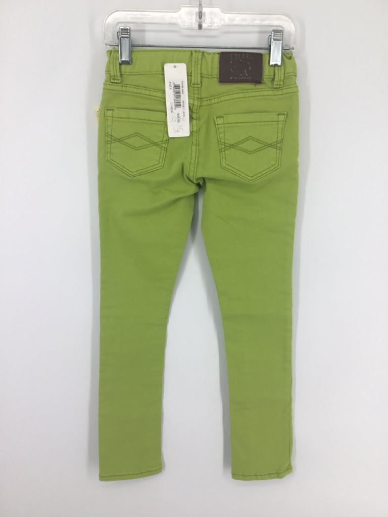 peek Child Size 6 Green Jeans - girls