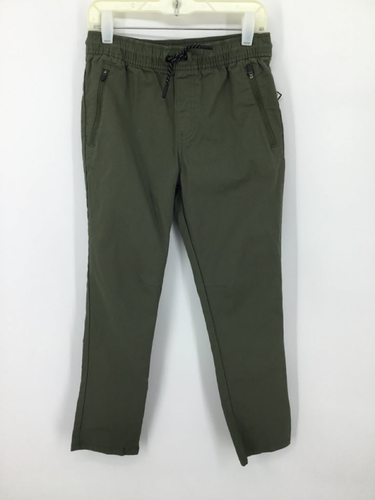 Cat & Jack Child Size 8 Green Solid Pants - boys