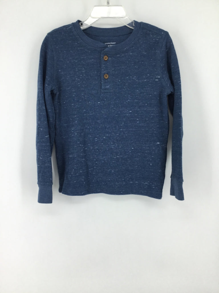 jumping beans Child Size 5 Blue Marbled Shirt - boys